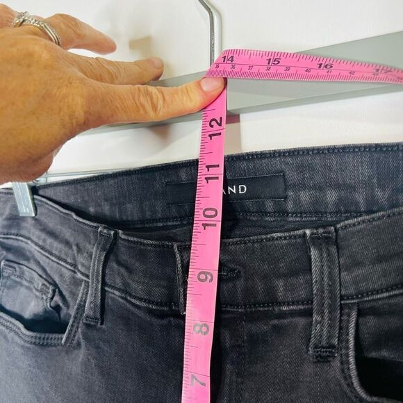 J Brand Mid Rise Rail Jeans Graphite Black - Picture 4 of 15